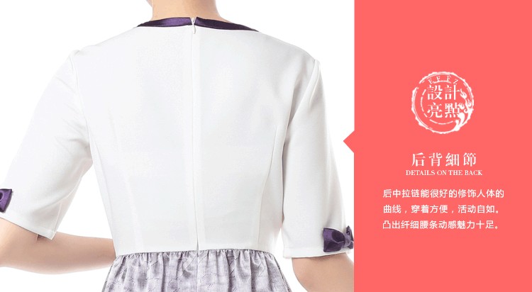 韩版美容院前台接待工作服装夏装韩版美容技师服 s043