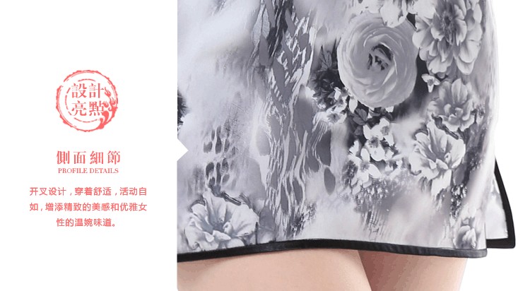 中式旗袍美容师工作服,spa会所女技师服,美容技师工作服